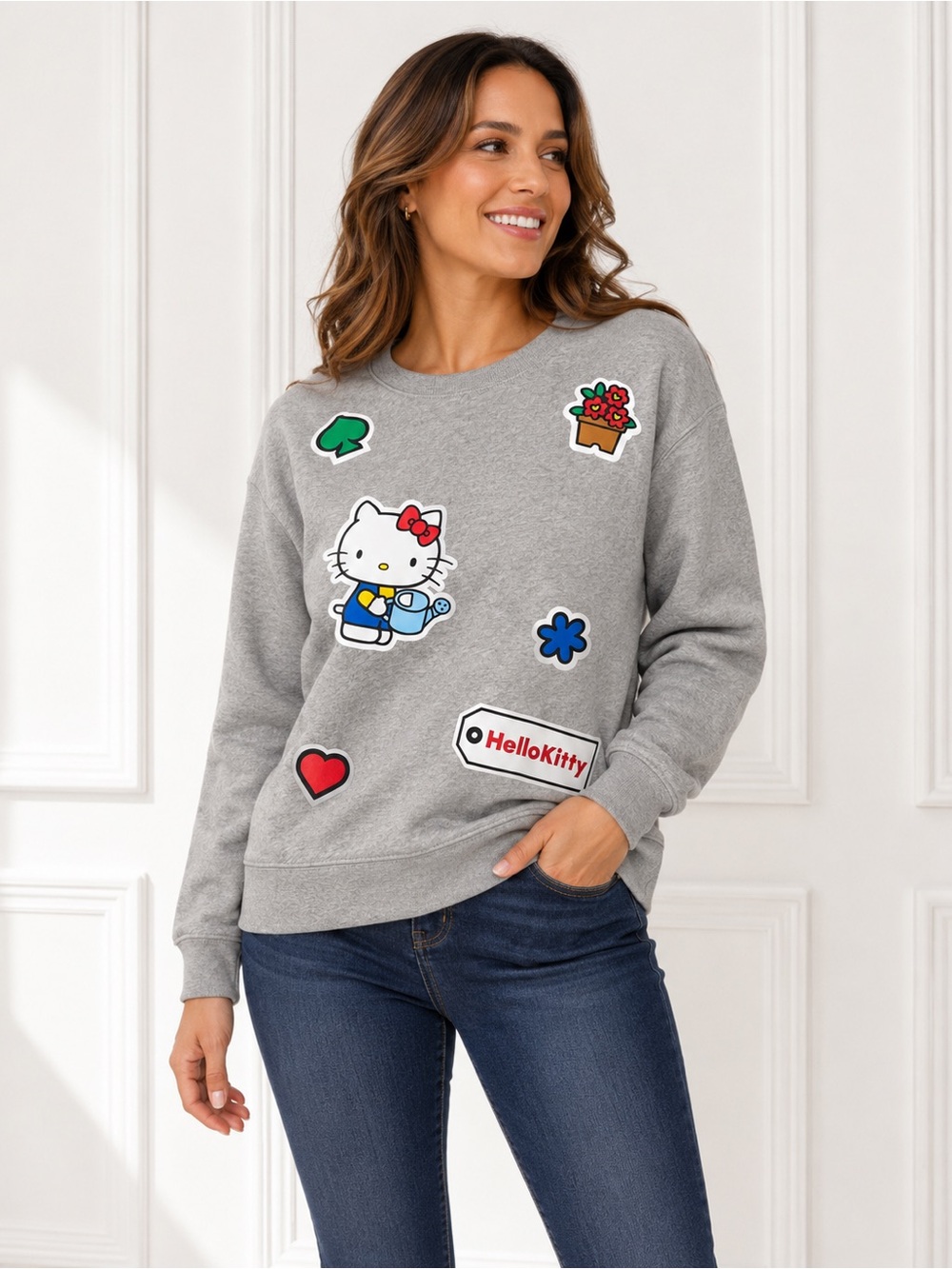 Kate Spade x Hello Kitty Sweatshirt Crewneck Small NWT Limited Edition Sanrio